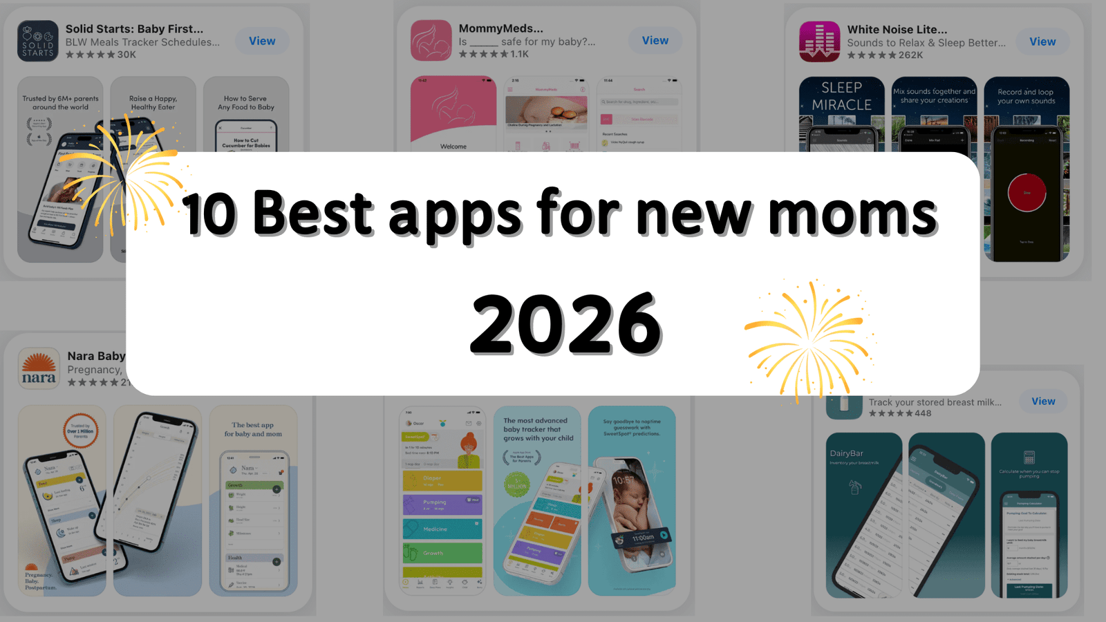 10 Best apps for new moms 2026
