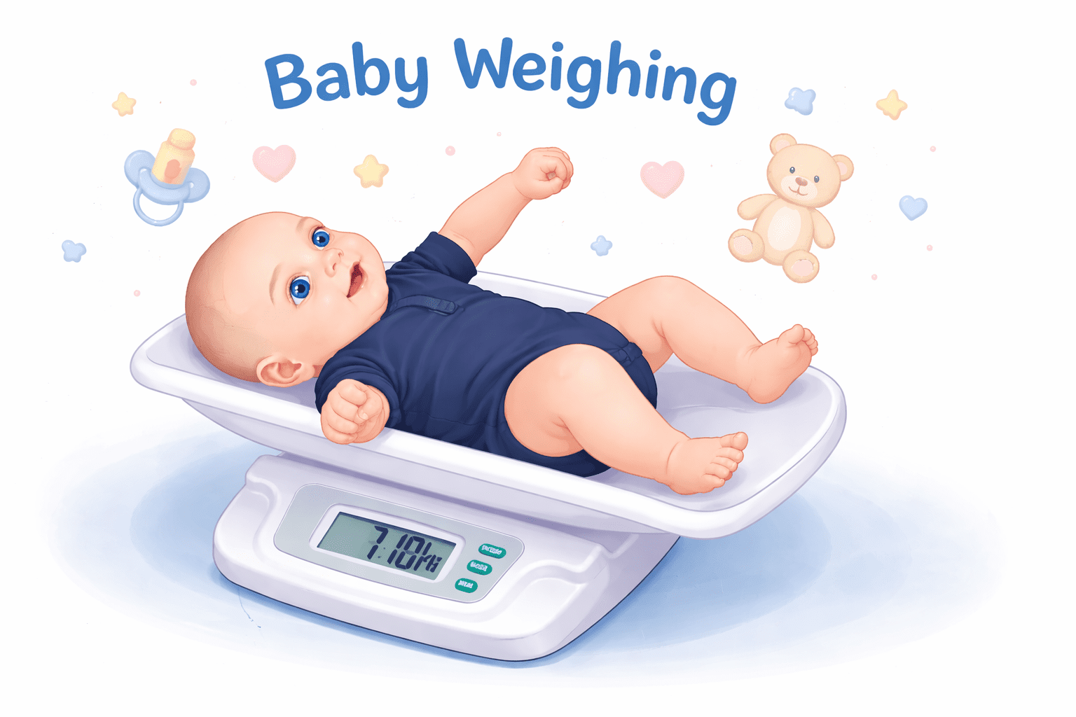 How to weigh baby at home